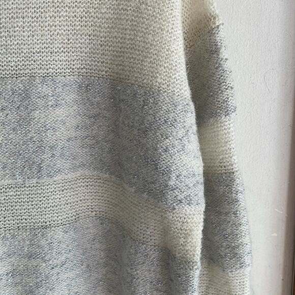 Something Navy Metallic Stripe Sweater Dress - Picture 6 of 15